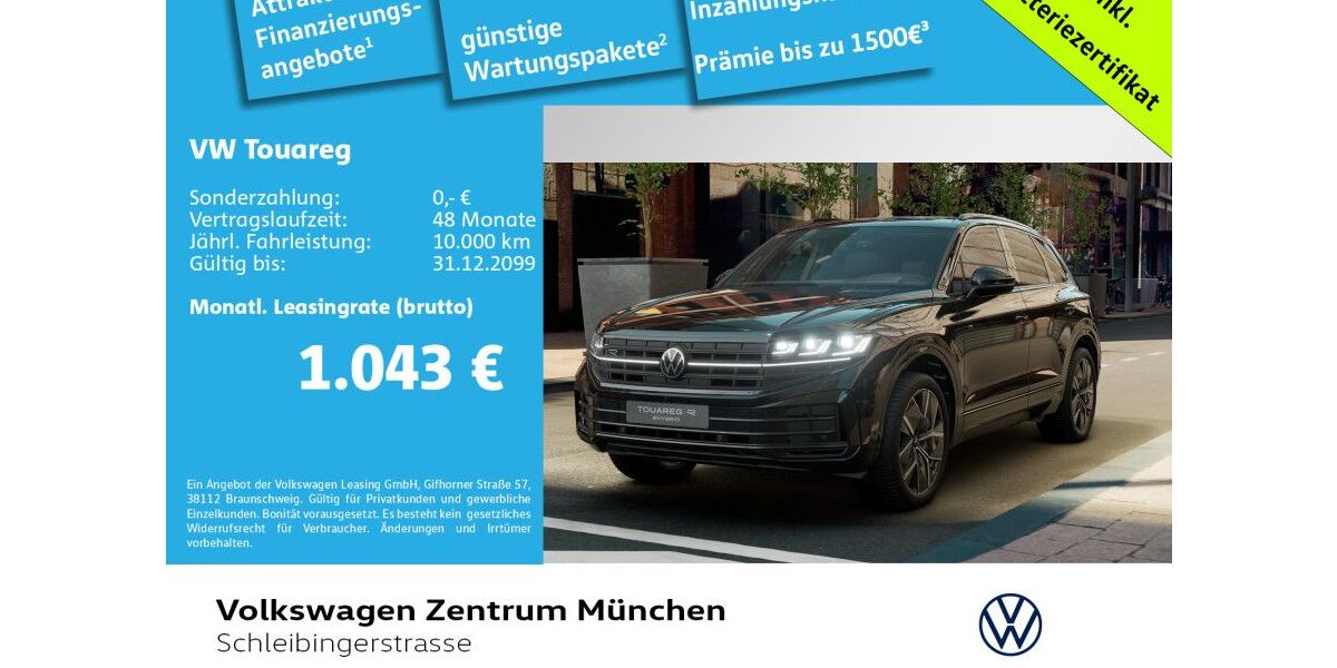 VW Touareg 3.000 km 82.980 &euro; München 81669