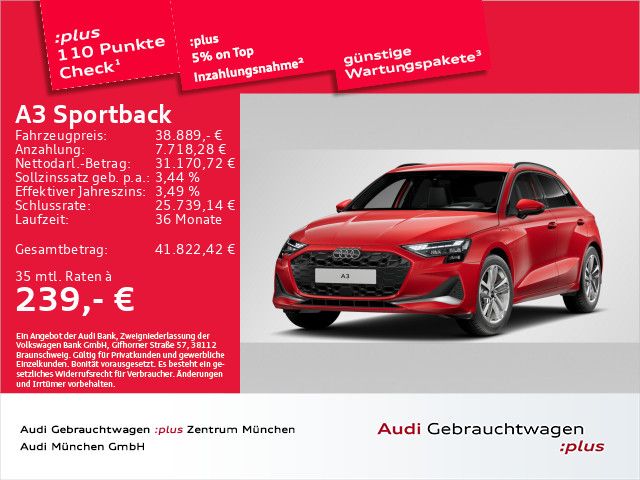 Audi A3 7.983 km 38.889 &euro; Eching 85386