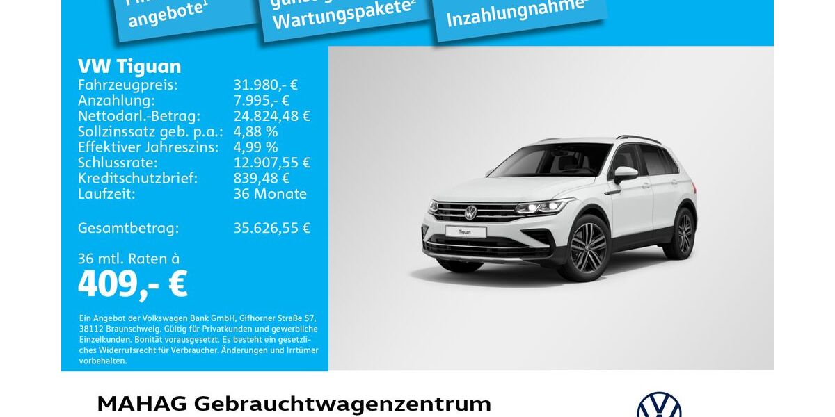 VW Tiguan 69.666 km 31.980 &euro; München 80935