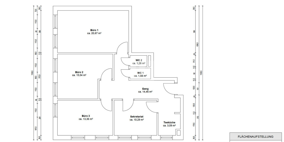 WINDISCH IMMOBILIEN - Attraktive Praxis-, bzw. Büroflächen mit 4 Räumen im Herzen von Puchheim - Gewerbeobjekt Puchheim | Angebot:26380926