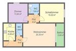 Etagenwohnung München Ramersdorf-Perlach - 3 Zimmer, 72 m&sup2;, 489.000&euro; | Angebot:26340452