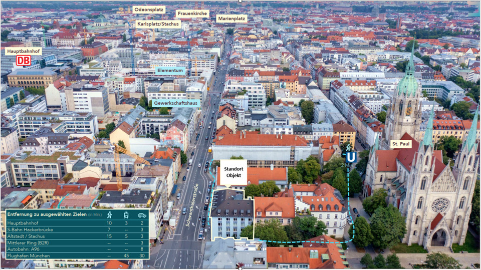 Büroflächen in Toplage München ab Juli 2025 verfügbar