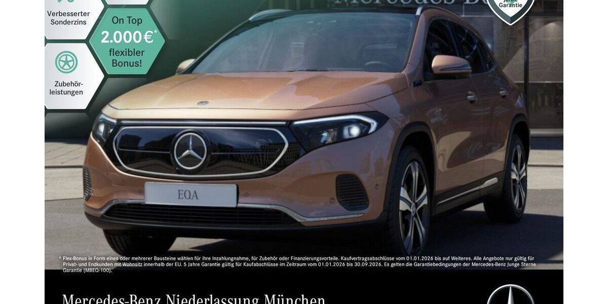 Mercedes-Benz EQA 31.203 km 31.890 &euro; München 80636