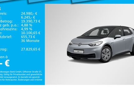 VW ID.3 50.125 km 24.980 &euro; München 80935