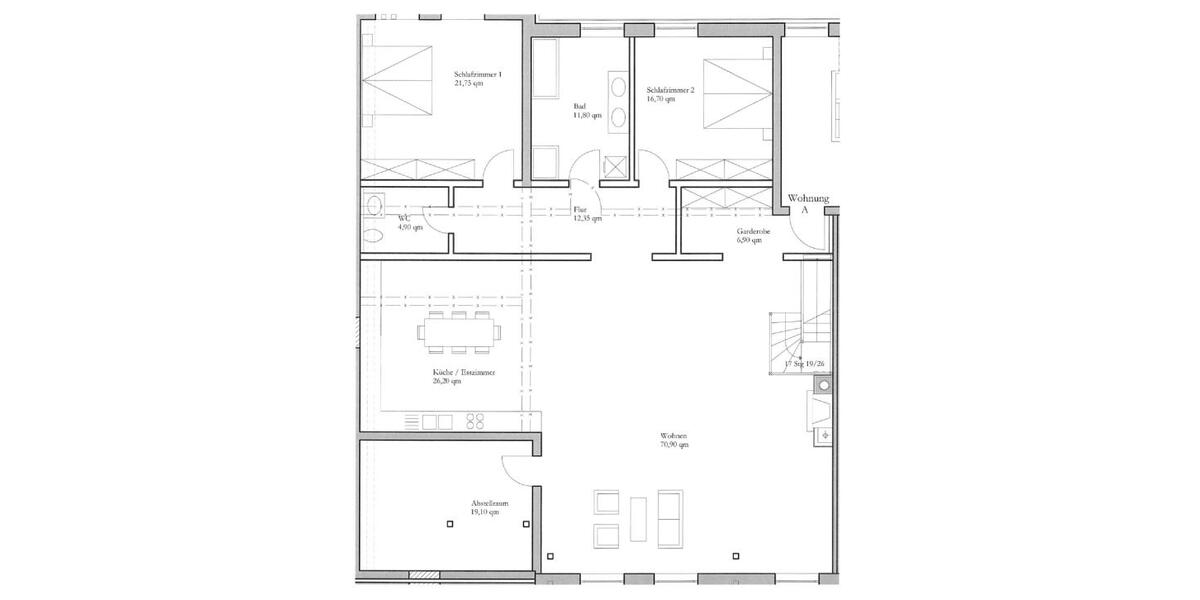 Dachgeschoßwohnung Oberpframmern - 3.5 Zimmer, 225 m&sup2;, 2.900&euro; | Angebot:26165292