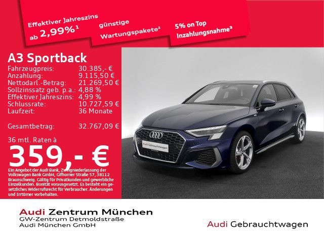 Audi A3 30.049 km 30.385 &euro; München 80935