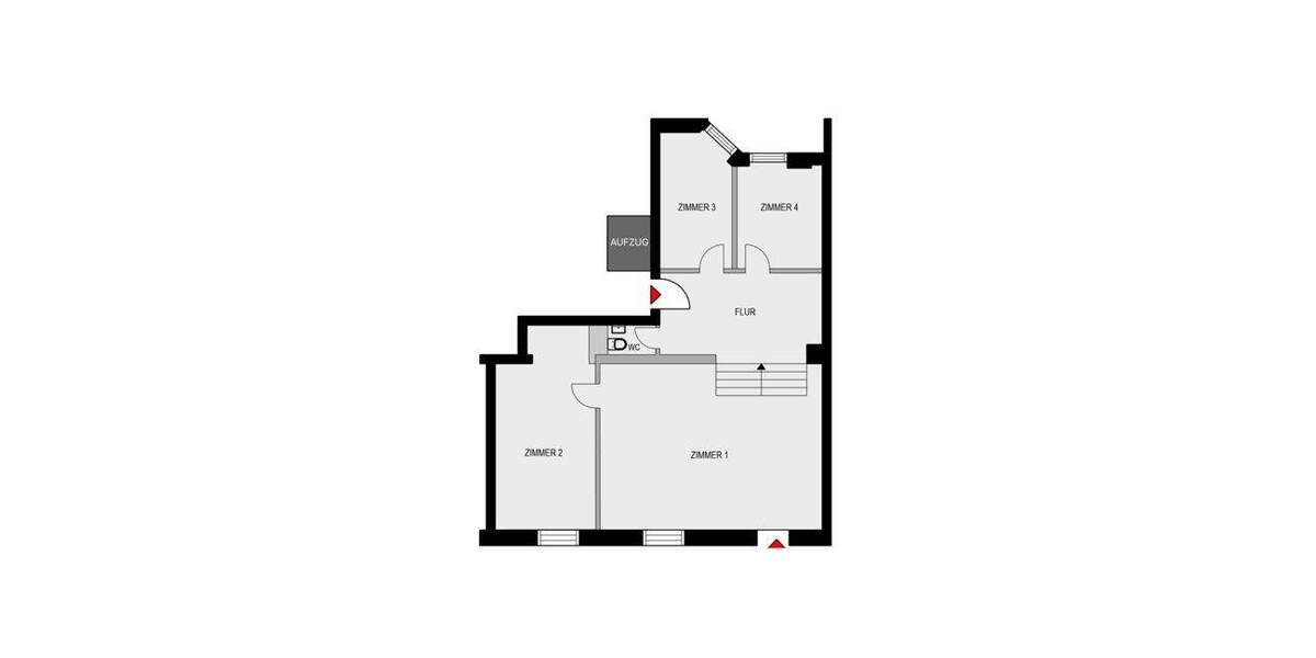 Etagenwohnung München Neuhausen-Nymphenburg - 4 Zimmer, 98 m&sup2;, 980.000&euro; | Angebot:24874118